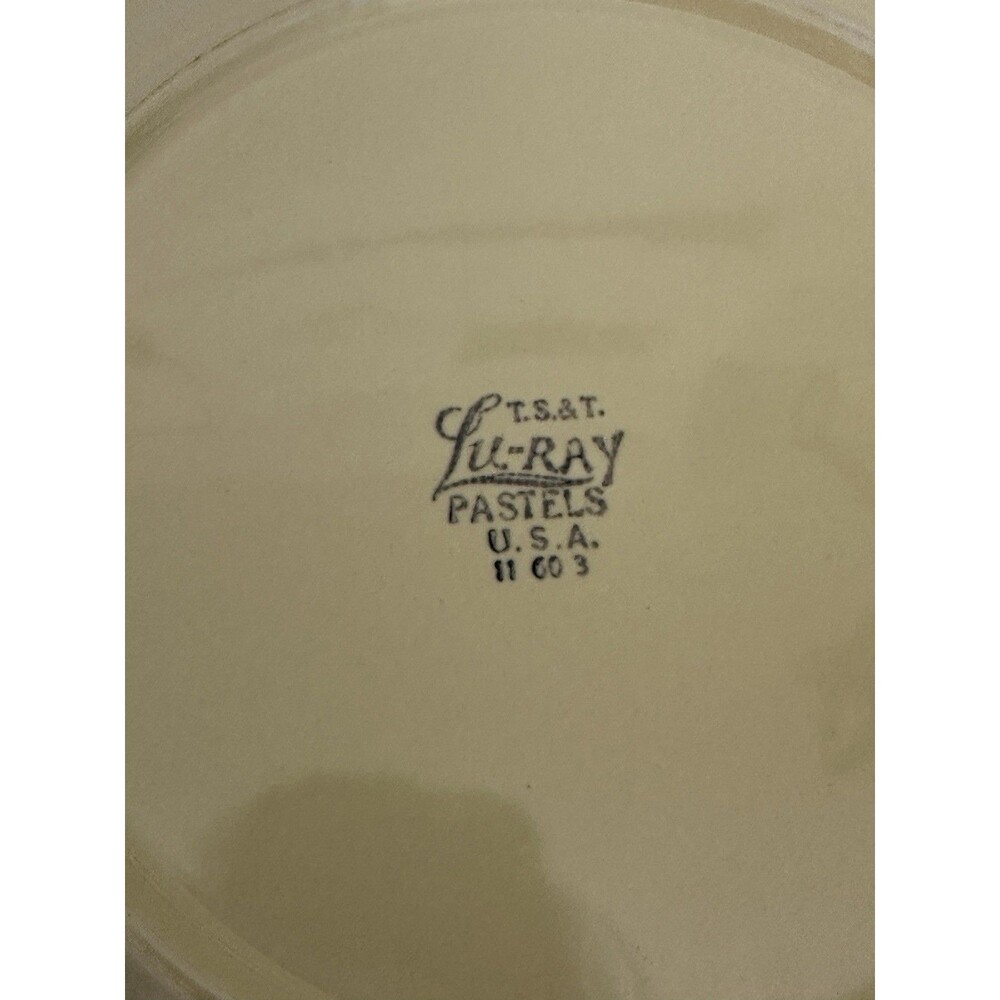 Vintage Luray Plate 9” - Picture 5 of 6